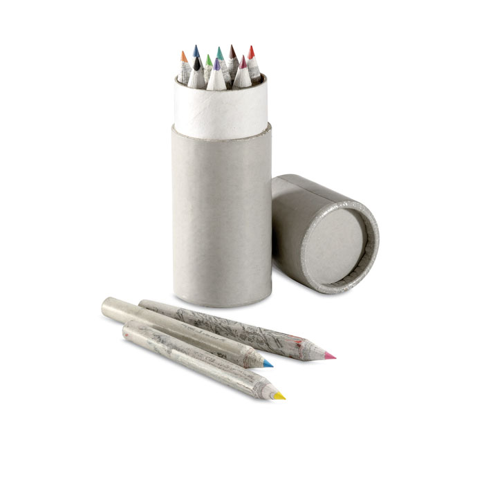 Pencil Set from Recycled Newspaper
